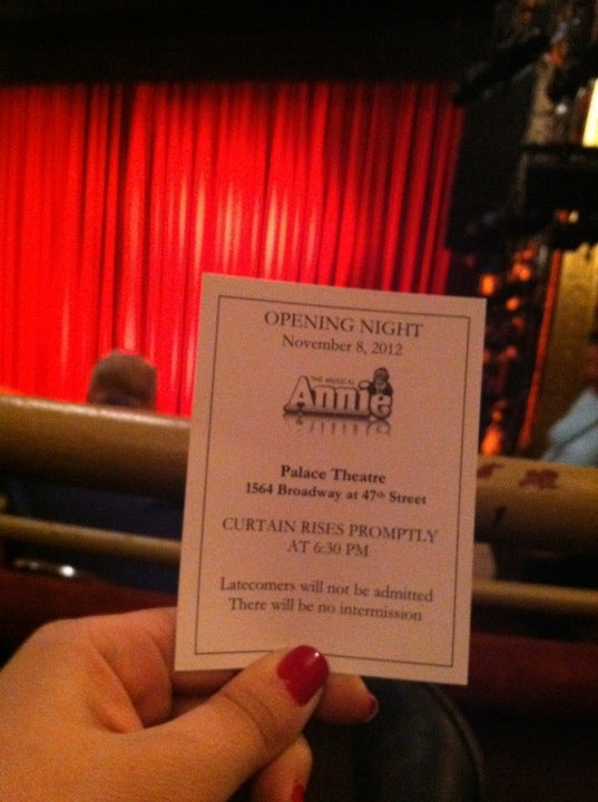 Broadway Opening Nights Question