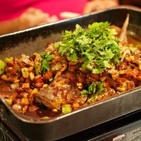 Photo taken at Hunan Kitchen Of Grand Sichuan by Restaurant Fairy on 12/6/2014