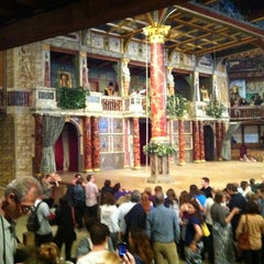 Photo taken at Shakespeare&amp;#39;s Globe Theatre by Marika F. on 7/12/2013