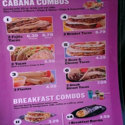 Taco Cabana corkage fee 