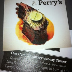 Perry’s Steakhouse and Grille corkage fee 