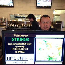 Strings Italian Cafe corkage fee 