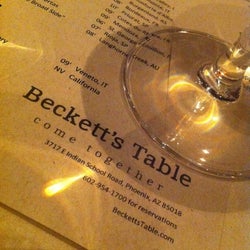 Beckett’s Table corkage fee 