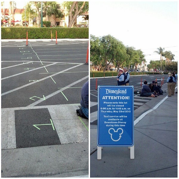 15 Minute Dropoff/PickUp Lot The Anaheim Resort Anaheim, CA