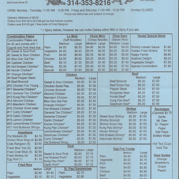 Bo Fung Chinese Kitchen Dress Code