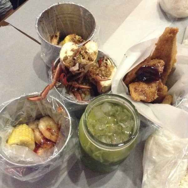 Seafood in a Bucket Seafood Restaurant