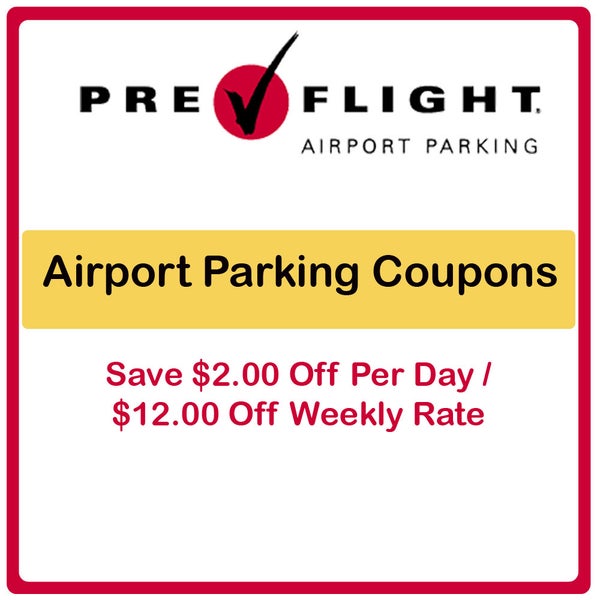 preflight airport parking o hare coupon