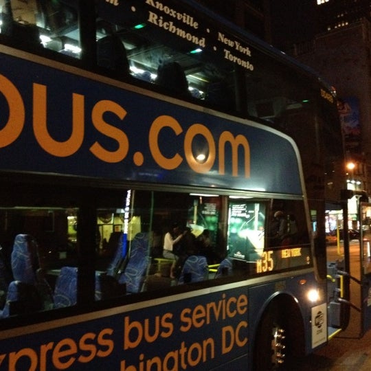 Mega Bus 7th Ave & 27th St Bus Stop in New York