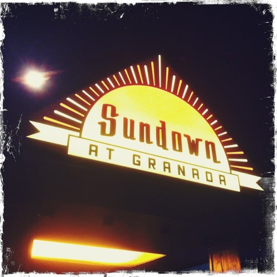 Sundown at Granada Beer Garden in Lower Greenville