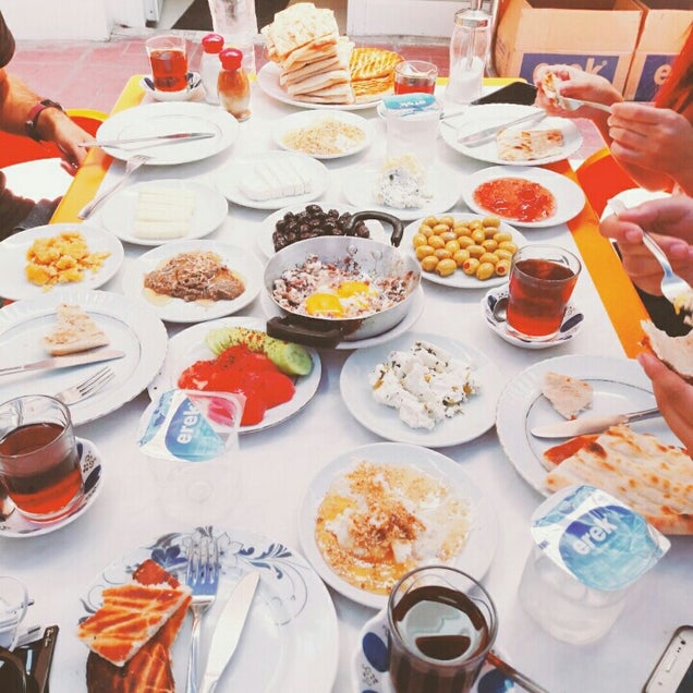 kahvaltı fotoğrafı