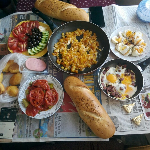 kahvaltı fotoğrafı