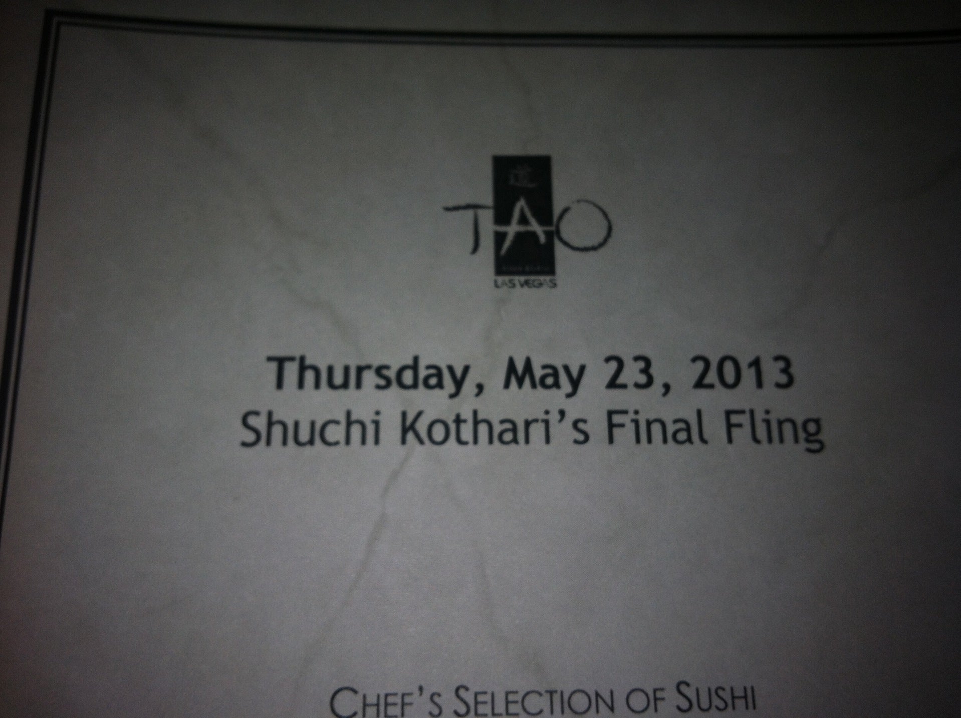 Tao Asian Bistro (at The Venetian)