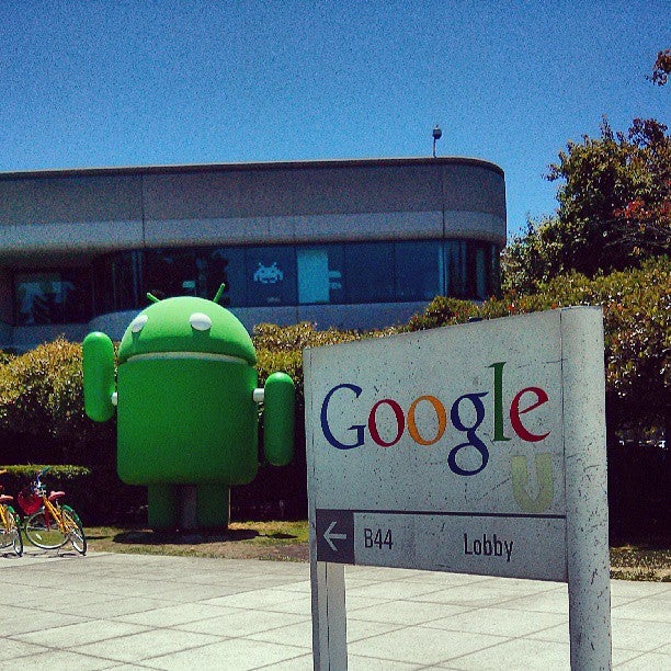 Android Lawn Statues