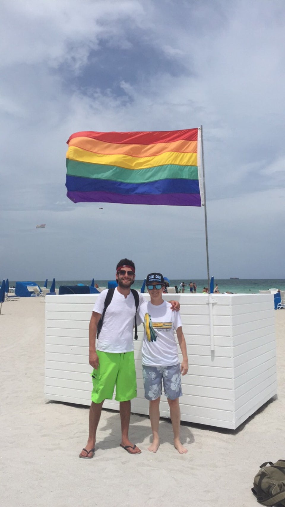 Nomadic Boys on X: Miami Beach is puuuurfect for some good sweet Vitamin  Sea. The gay beach out here is by 12th street and therefore called the 12th  Street Beach. Not so