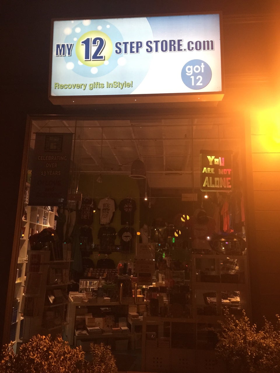 Photo of My 12 Step Store