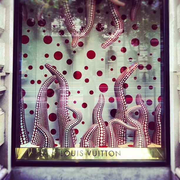 Louis Vuitton window displays, Budapest